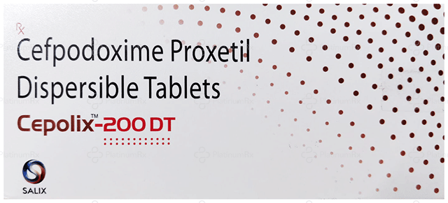 Cepolix 200mg Tablet DT 10s