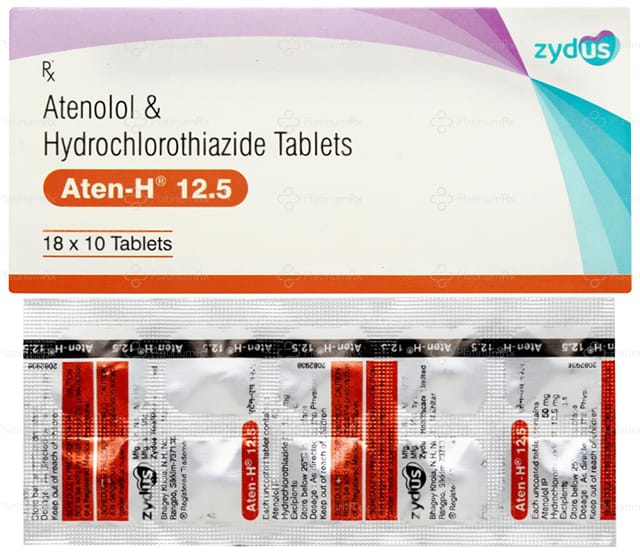 Aten H 50/12.5mg Tablet 10s
