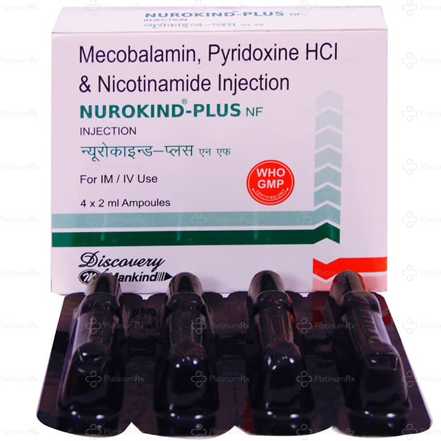 Nurokind Plus 100/100mg/1500mcg Injection 2ml