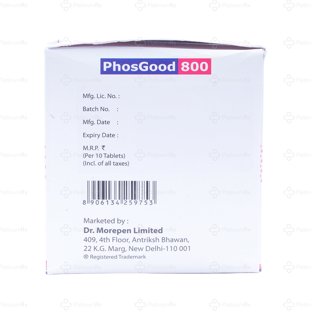Phosgood 800mg Tablet 10s