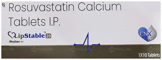 LipStable 20mg Tablet 10s