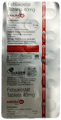 Xanura 40mg Tablet 14s