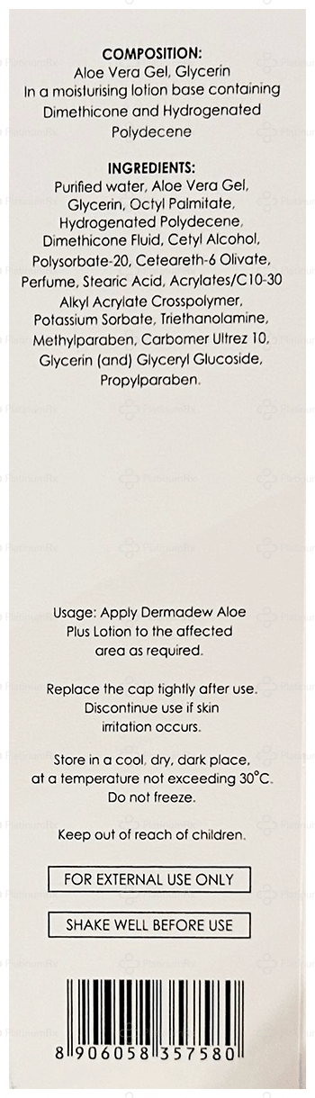 Dermadew Aloe Plus Lotion 80ml