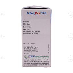 Airflow Max F 250/6mcg Capsule 30s