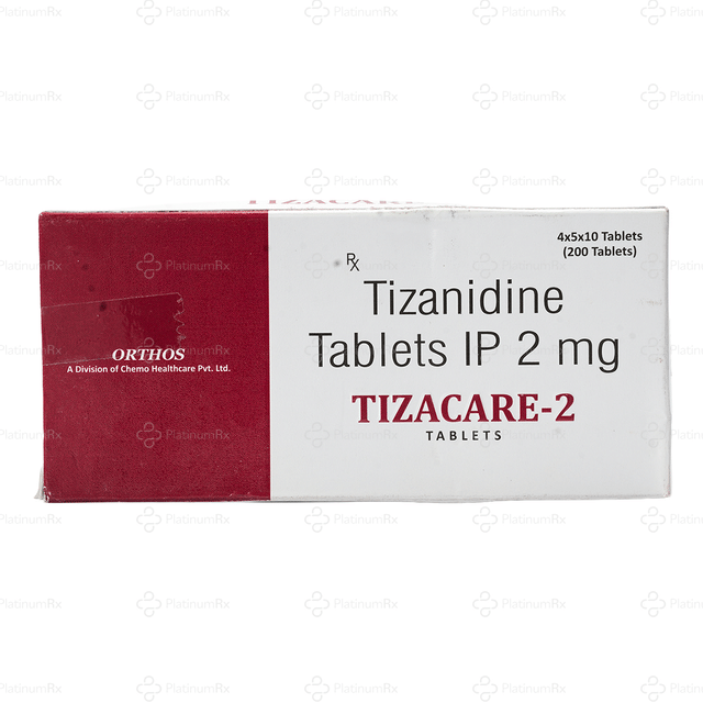 Tizacare 2mg Tablet 10s