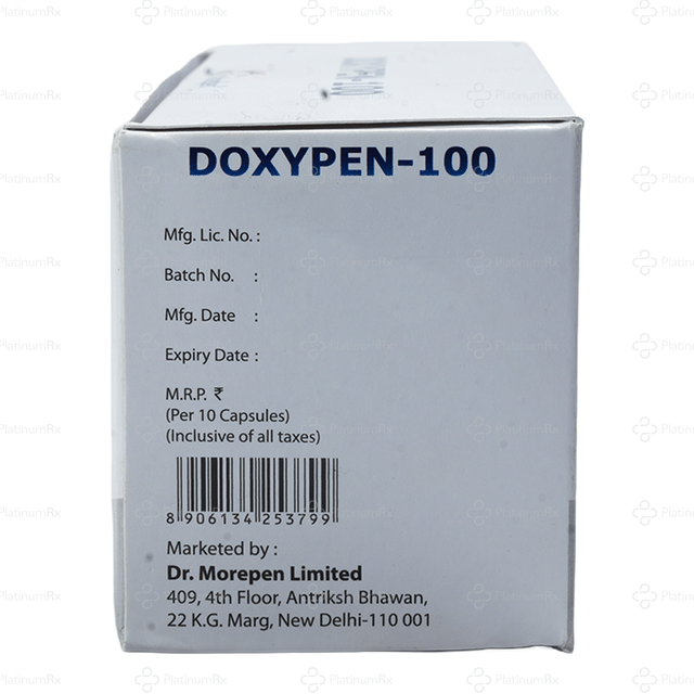 Doxypen 100mg Capsule 10s