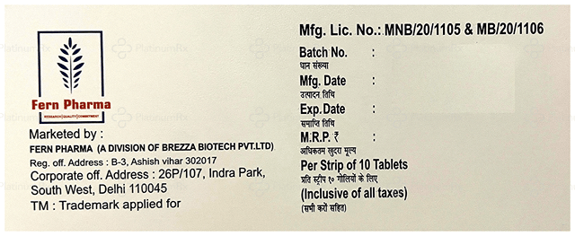 Telfern Beta 47.5/40mg Tablet ER 10s
