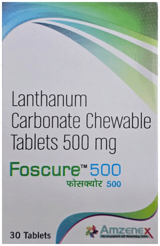 Foscure 500mg Chewable Tablet 30s