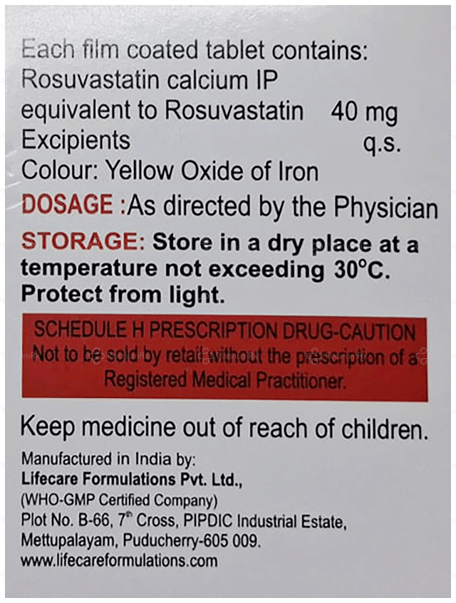 Rozstyl 40mg Tablet 15s