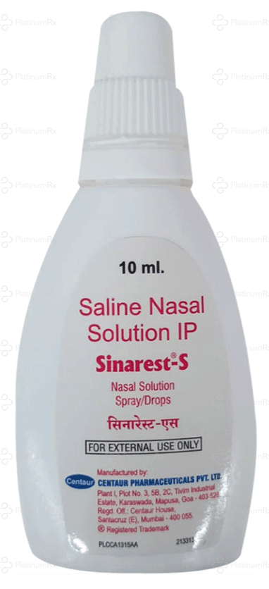 Sinarest S Nasal Solution 10ml