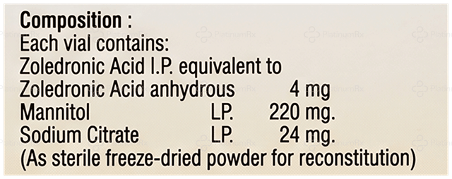 Zolirech 4mg Injection 1s