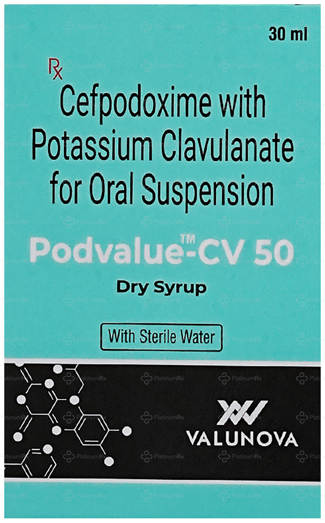 Podvalue CV 50/31.25mg Oral Suspension 30ml