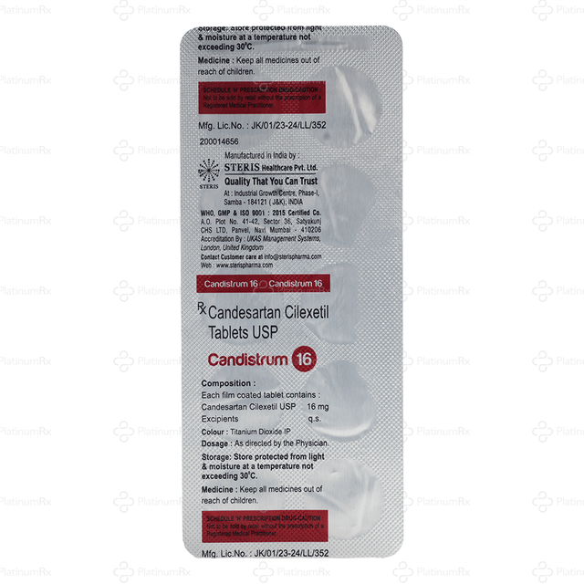 Candistrum 16mg Tablet 10s