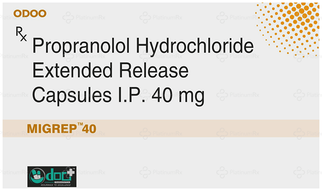 Migrep 40mg Capsule ER 10s