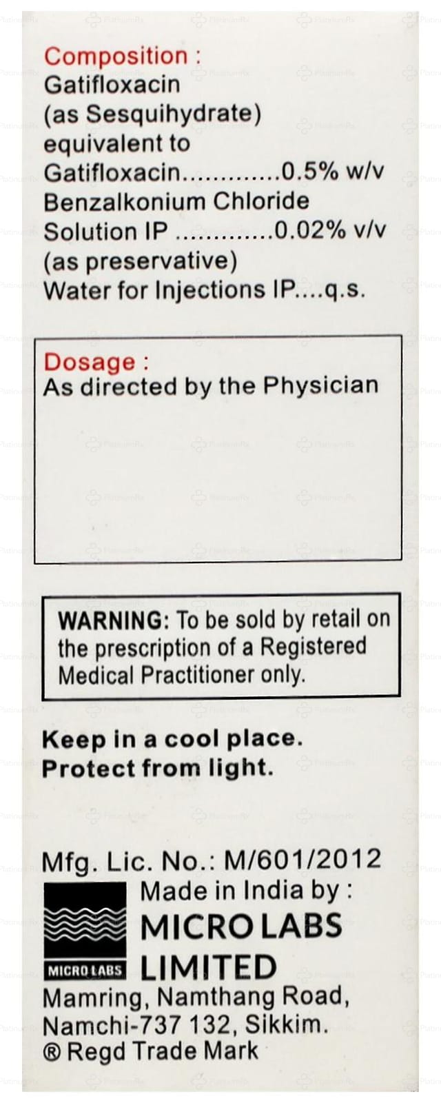 Extragat 0.5% Eye Drop 5ml