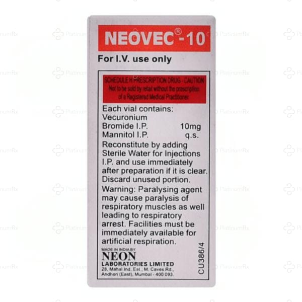 Neovec 10mg Injection 1s