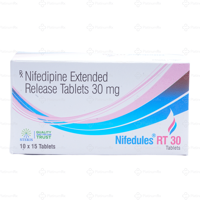 Nifedules RT 30mg Tablet ER 15s