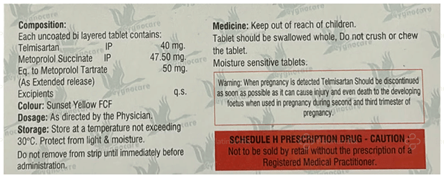 TeliUs M 47.5/40mg Tablet ER 10s