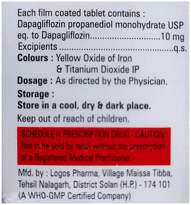 Dapaview 10mg Tablet 10s