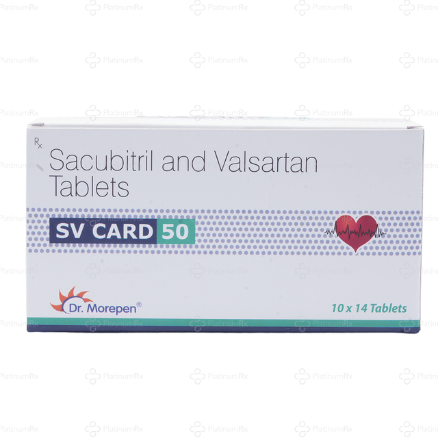 SV Card 50mg Tablet 14s