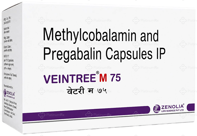 Veintree M 75mg/750mcg Capsule 10s