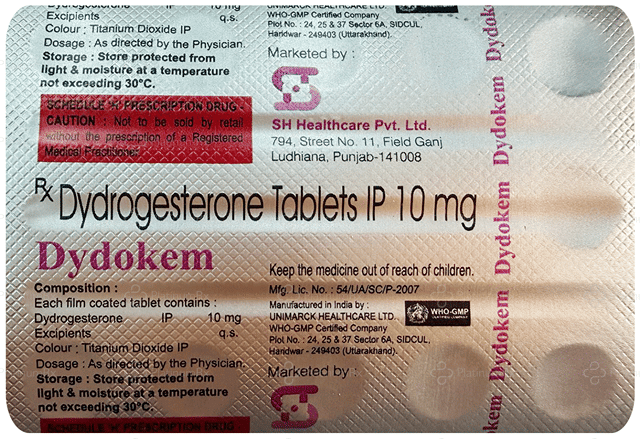 Dydokem 10mg Tablet 10s