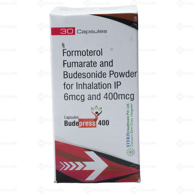 Budepress 6/400mcg Capsule 30s
