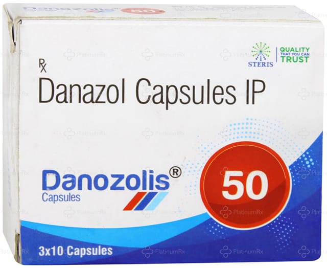 Danozolis 50mg Capsule 10s