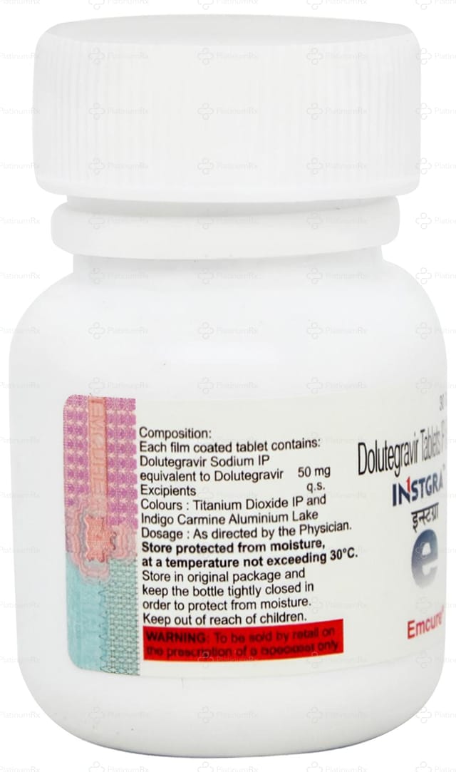 Instgra 50mg Tablet 30s