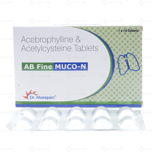 AB Fine Muco N 100/600mg Tablet 10s