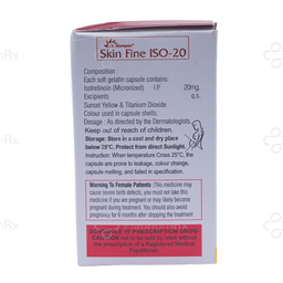Skin Fine ISO 20mg Capsule 10s