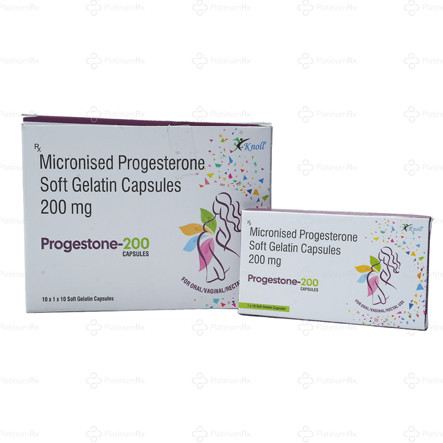 Progestone 200mg Capsule 10s