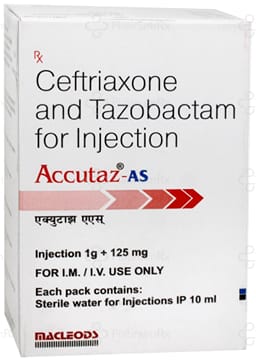Accutaz AS 1000/125mg Injection 1s