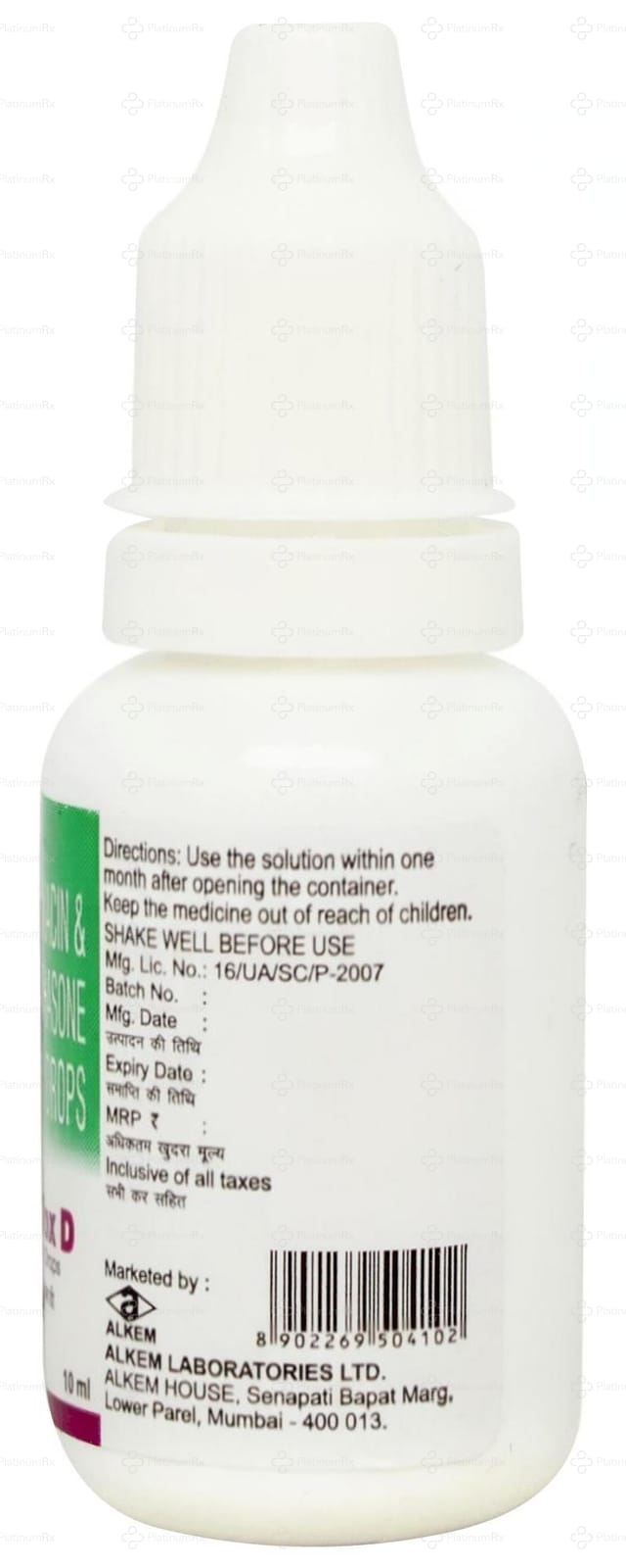 Alciflox D Eye/Ear Drop 10ml