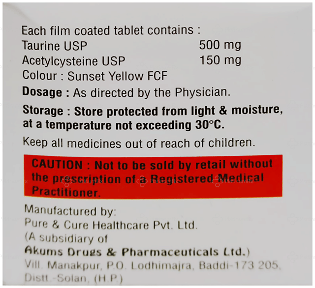 Nefromix 150/500mg Tablet 10s