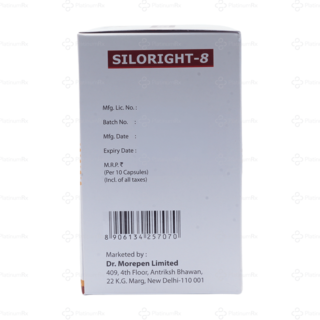 Siloright 8mg Capsule 10s