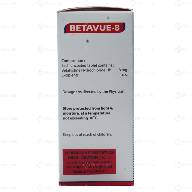 Betavue 8mg Tablet 10s