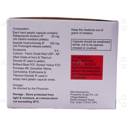 Rabalkem IT 20/150mg Capsule PR 10s