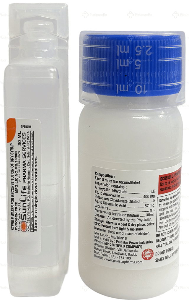 Moxreen CV DDS 400/57mg Oral Suspension 30ml