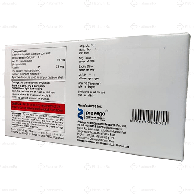 Rovasday AP 10/75mg Capsule 10s