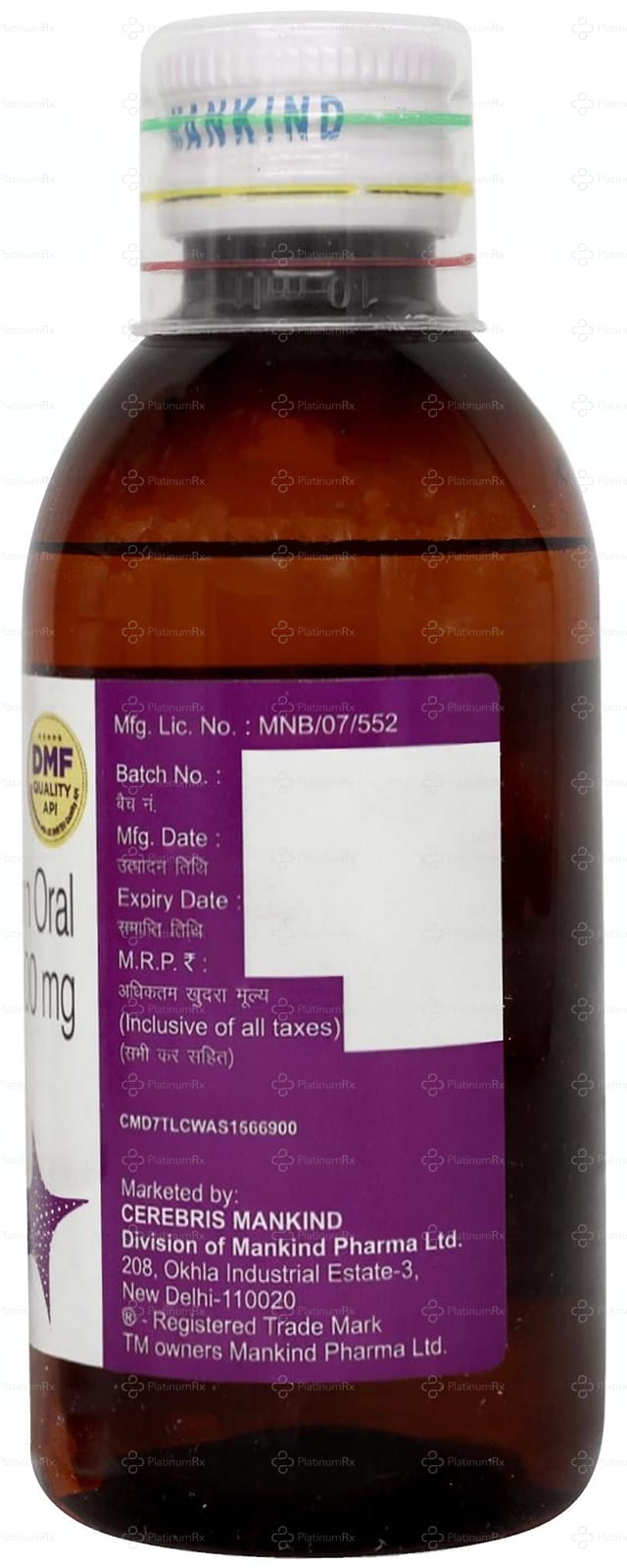 Epifast 500mg Syrup 100ml