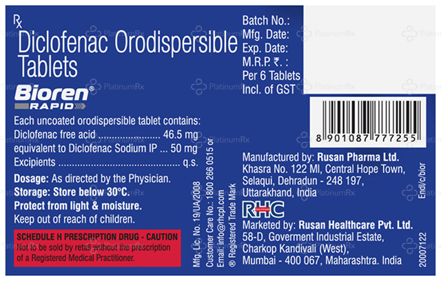 Bioren Rapid Tablet MD 6s