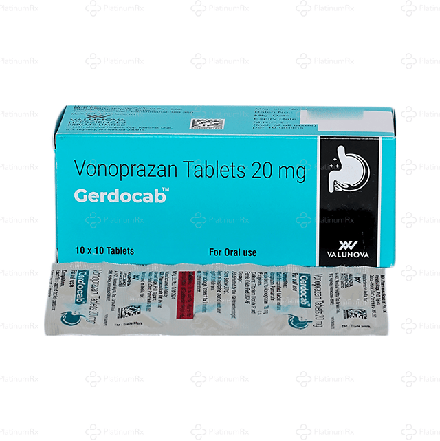 Gerdocab 20mg Tablet 10s