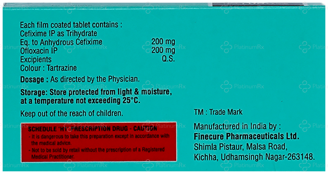 Fixteria Plus 200/200mg Tablet 10s