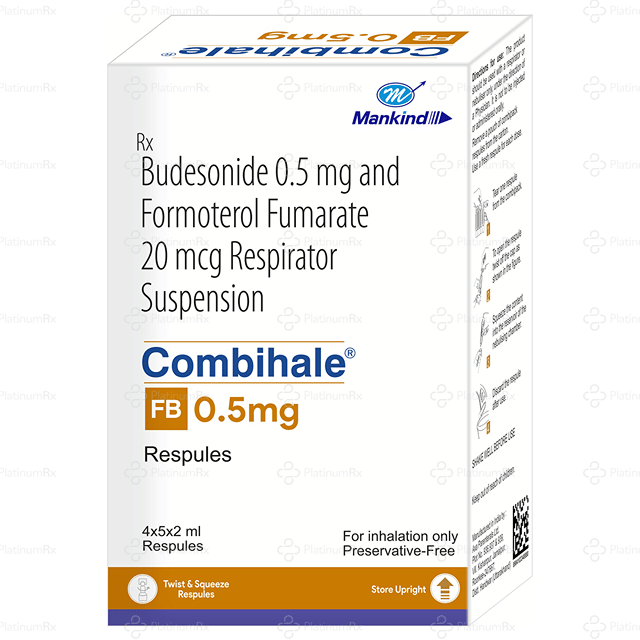 Combihale FB 500/20mcg Respules 5X2ml