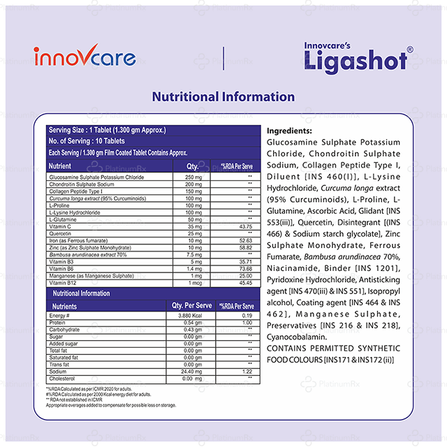New Ligashot Tablet 10s (Non Veg)