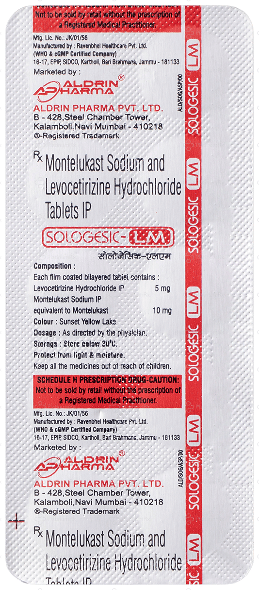 Sologesic LM 5/10mg Tablet 10s