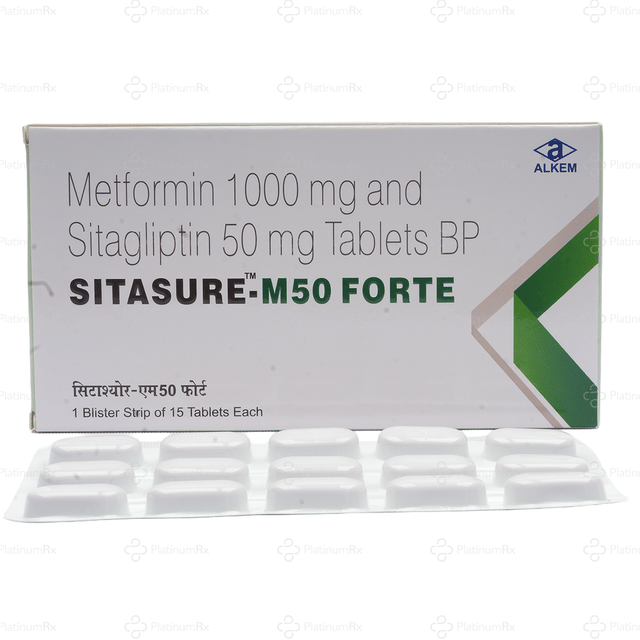 Sitasure M 50/1000mg Forte Tablets 15s