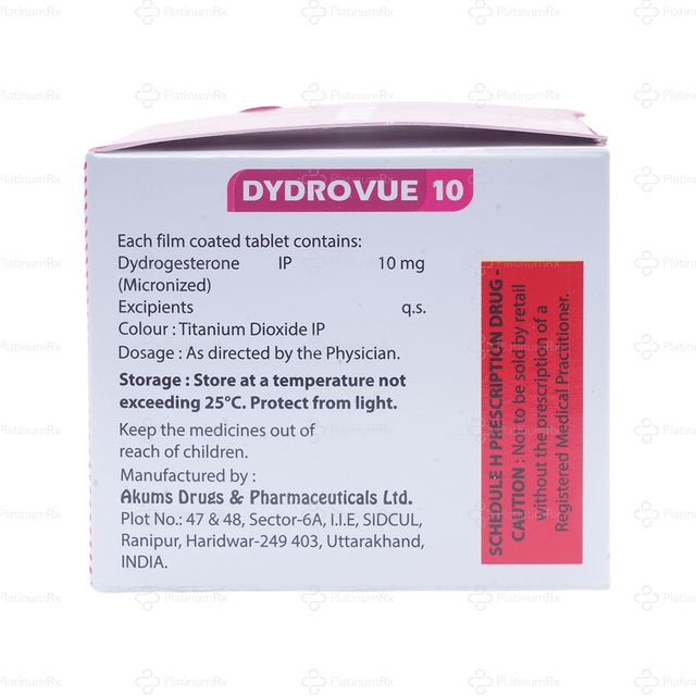 Dydrovue 10mg Tablet 10s