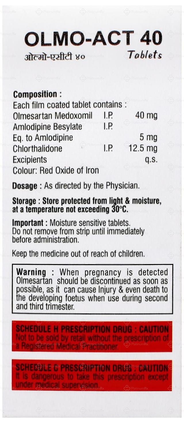 Olmo ACT 40mg Tablet 10s